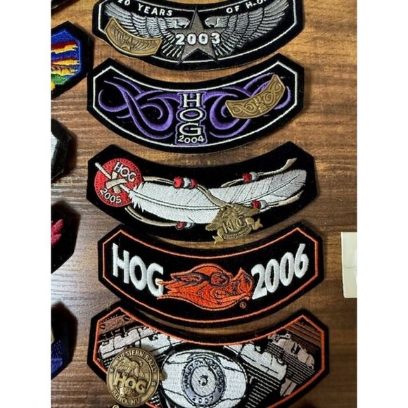 Harley Davidson HOG Lot 34 Patches and Pins (13 Years) 1996-2008 - Picture 4 of 12